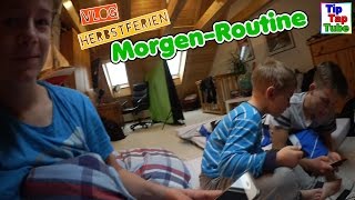 Morgenroutine mit PewDiePie Tuber Simulator Herbstferien Vlog TipTapTube [upl. by Nowtna]