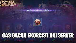 GAS GACHA SKIN EXORCISTS HAYABUSA amp GRANGER 2024  MOBILE LEGENDS [upl. by Anyaj]