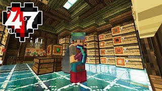 Storage Room Aquarium Floor  Survival Lets Play Ep 47  Minecraft Bedrock [upl. by Nally]