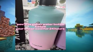 This gallon water bottle keeps your water cold for 24 hours get it today [upl. by Hansen]