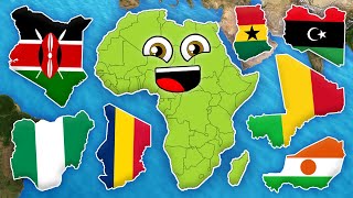 Geography of Africa  Regions Of The World  KLT Geography [upl. by Maloy]