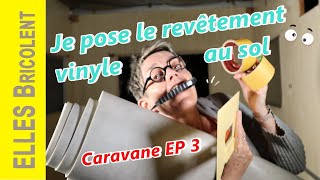 RENOVATION CARAVANE VINTAGE 1969 😎 EP 03  Le sol  ELLES Bricolent [upl. by Jaret]