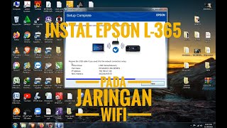 CARA INSTAL EPSON L365 DI JARINGAN WIFI [upl. by Ardnohs821]