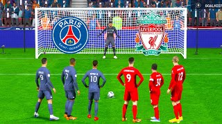 FIFA 23  PSG VS LIVERPOOL  PENALTY SHOOTOUT  PC NEXT GEN 4K [upl. by Ennovyahs]