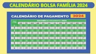 tabela de pagamentos bolsa família junho 2024 [upl. by Auhsuj]