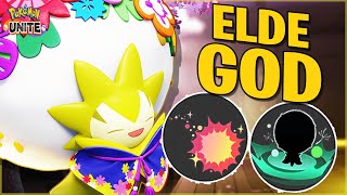 Eldegoss best build eldegoss power in solo masterfunny moments Pokemon unite [upl. by Rasmussen25]