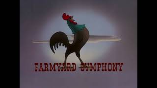 Silly Symphonies  Farmyard Symphony 1938 Recreated Titles [upl. by Ingar]