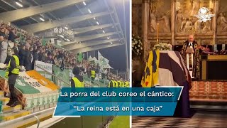 Equipo de futbol festeja la muerte de la reina Isabel II [upl. by Bina712]