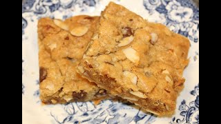 Toffee Almond Blondies – A Southern Living Magazine Recipe [upl. by Ardelle]