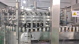 aluminum can beer carbonated beverage filling and seaming machine soft drink canning line [upl. by Kurt]