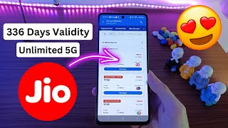 Best Jio Unlimited 5G Plan After Price Hike 🤫  Jio 2545 Plan 336 Days Validity Unlimited 5G Data 😍 [upl. by Shina]