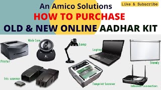 AADHAR CENTER  Aadhar kitaadhar center kit all devices ReviewampPrice aadharkit UIDAI biometrics [upl. by Yeldahc]