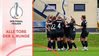 DFBPokal der Frauen Torshow Runde 1 [upl. by Aletta]