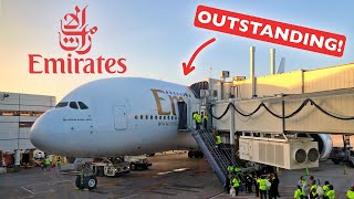 Trip Report  Emirates Airbus A380 Economy  Dubai to Houston [upl. by Sarette264]