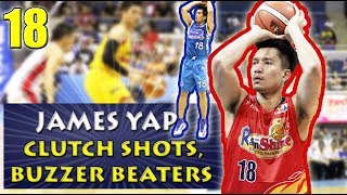 James Yap Clutch Shots Buzzer Beaters amp Game Winners  Career Highlights [upl. by Ailadi804]