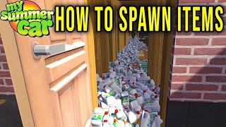 HOW TO SPAWN  ADD ITEMS MSC Editor  My Summer Car [upl. by Iffar]