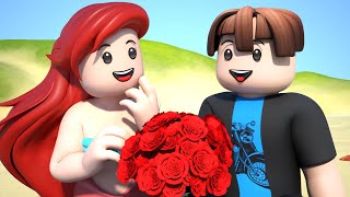 ROBLOX Brookhaven 🏡RP MERMAID Love Story  ROBLOX Animation  Roblox Luke [upl. by Ytissahc417]