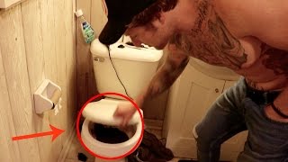 WE FOUND THIS LIVING IN HIS TOILET [upl. by Hum]