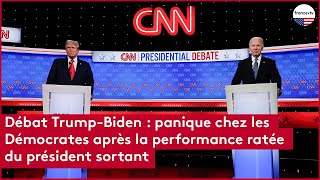 Débat TrumpBiden  panique chez les Démocrates [upl. by Oidivo]