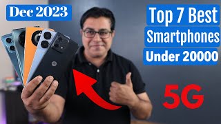 Top 7 Best Phones Under 20000 in Dec 2023 I Best Smartphone Under 20000 [upl. by Enerehs558]