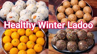 Healthy Must Have Winter Ladoo Recipes  Protein Rich Easy Laddus  High Energy Laddu Recipes [upl. by Annaid]