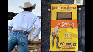 Wrangler 13MWZ Cowboy Cut Jeans REVIEW [upl. by Maunsell]