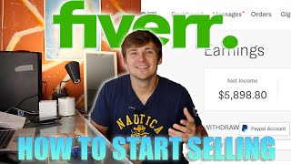 How To Start Selling On Fiverr Beginner 2022 [upl. by Annayad481]