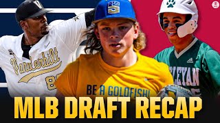 MLB Draft DAY 1 RECAP Jackson Holliday Selected 1st Overall Druw Jones Goes 2nd I CBS Sports HQ [upl. by Janot76]