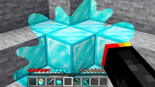 Minecraft but Everything I touch turns to Diamond [upl. by Ennoval]