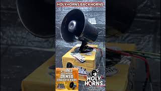 2 TONES VOICE WARNING DENSO ENGLISH VERSION REVERSE AND BRAKE TONE HOLYHORNS BACKHORNS truck [upl. by Burnaby470]