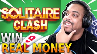 FAIR and FUN way to win REAL CASH  Solitaire Clash [upl. by Aicilegna]