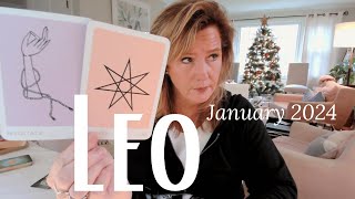 LEO  WHOA Your Guides Are Trying To Get Your Attention  January 2024 Zodiac Tarot Reading [upl. by Marelya]