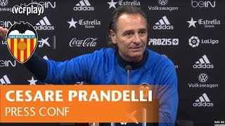 CESARE PRANDELLI EN RUEDA DE PRENSA  VALENCIA CF [upl. by Rosalyn]