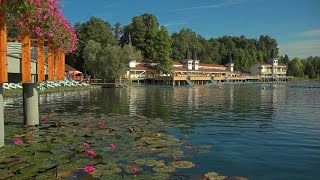 Hévíz  Gyógyfürdő  Kenuzás és fürdőzés  Canoeing and Thermal Bathing [upl. by Attennyl]