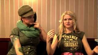 Katzenjammer interview  Marianne Sveen and Solveig Heilo part 4 [upl. by Alrahs]