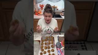 3 Ingredient Pumpkin Spice Chocolate Chip Cookies Recipe below cookingfood food cooking [upl. by Kcoj82]