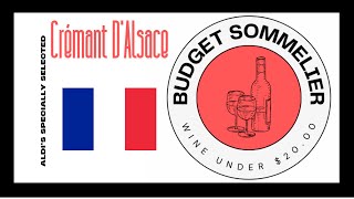 Aldi’s Specially Selected Crémant D’Alsace  The Budget Sommelier [upl. by Nedarb]