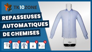 Les 5 meilleures repasseuses automatiques pour des chemises parfaites en quelques minutes [upl. by Bonnibelle]