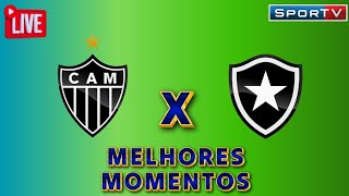 ATLETICO MG E BOTAFOGO MELHORES MOMENTOS [upl. by Kano111]