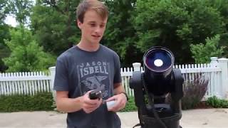 How to set up and align Meade ETX Telescope RA and EC [upl. by Kcirdlek]