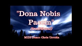 Dona Nobis Pacem  traditional [upl. by Gifferd]