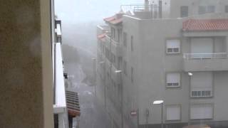 Lluvias fuertes buzanada  Tenerife sur  22102015 [upl. by Nednil]