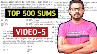 🎯TOP500 SUMS🏆VIDEO5💥 EXPLANATION VIDEO 🏆KRISHOBA ACADEMY 😎 [upl. by Edahc793]