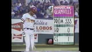 Mayaguez IndiosDoug Glanville hits to rightfieldmpg [upl. by Riccardo]