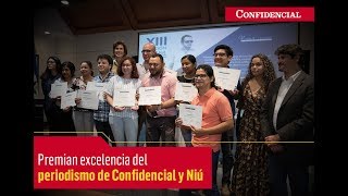 Premian excelencia del periodismo de Confidencial y Niú [upl. by Diana]