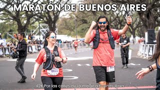 Maratón de Buenos Aires 2024 42k por las calles de la mágica Buenos Aires [upl. by Tada]