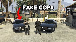 Fake Cops Protect Sandy Shores  GTA RP [upl. by Maher]