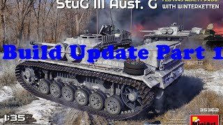 Miniart 135th Scale Stug III Ausf G Build Update Part 1 miniart scalemodel [upl. by Airamesor]