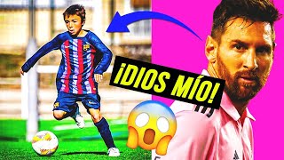 Hasta MESSI quedó en SHOCK después de ver un NUEVO MESSI desde BARCELONA Quién es PEDRO JUAREZ [upl. by Namrac]