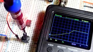 LM358 dual op amp voltage set to trimpot voltage using emitter follower aka common collector circuit [upl. by Aynad]